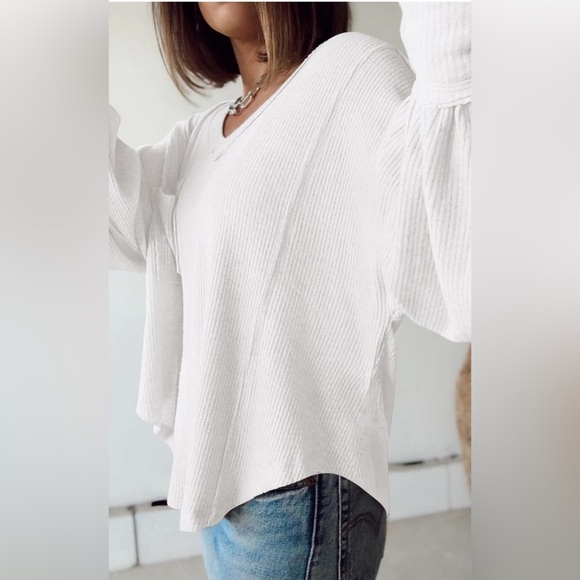 BTFBM White Long Sleeve Top - Picture 6 of 13